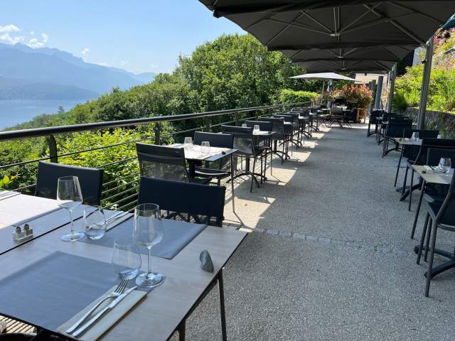 Gallerie photos · Les Terrasses du Lac · Restaurant Vue Lac Annecy