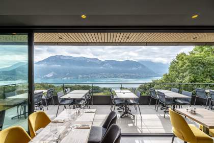 Accueil · Les Terrasses du Lac · Restaurant Vue Lac Annecy