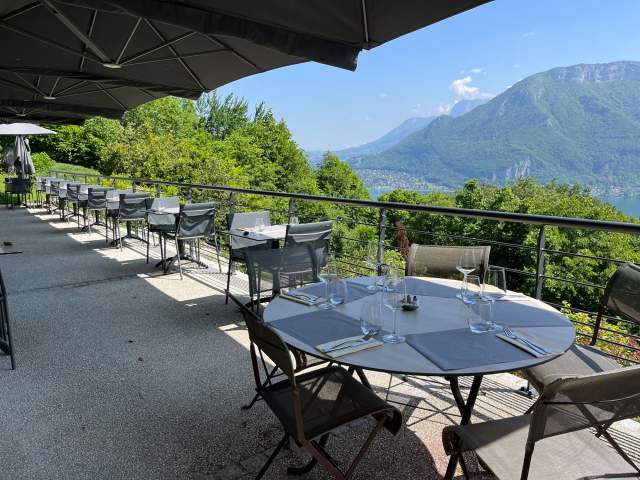 Gallerie photos · Les Terrasses du Lac · Restaurant Vue Lac Annecy